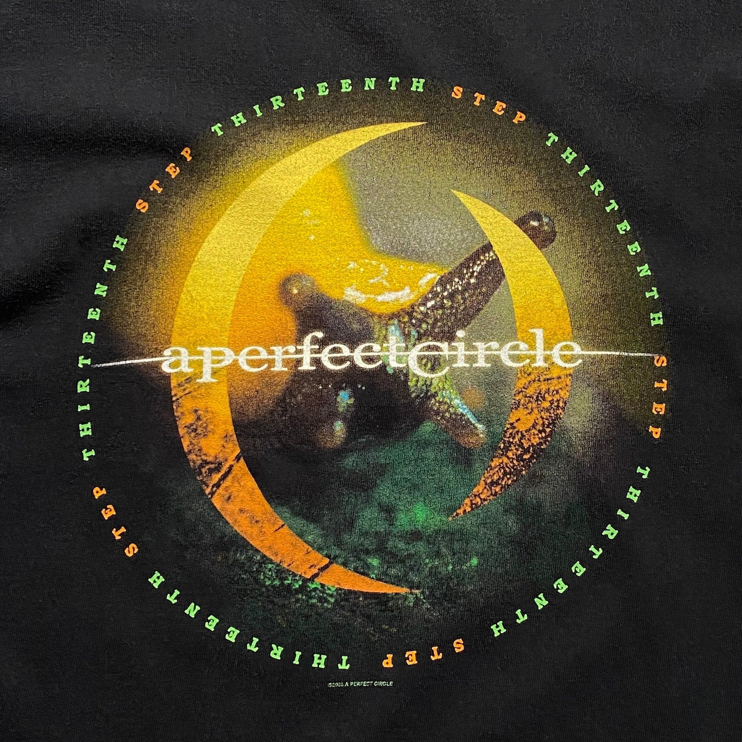 00's a perfect circle "OUR FIRST STEP WINTER 2004" TOUR T-SHIRT