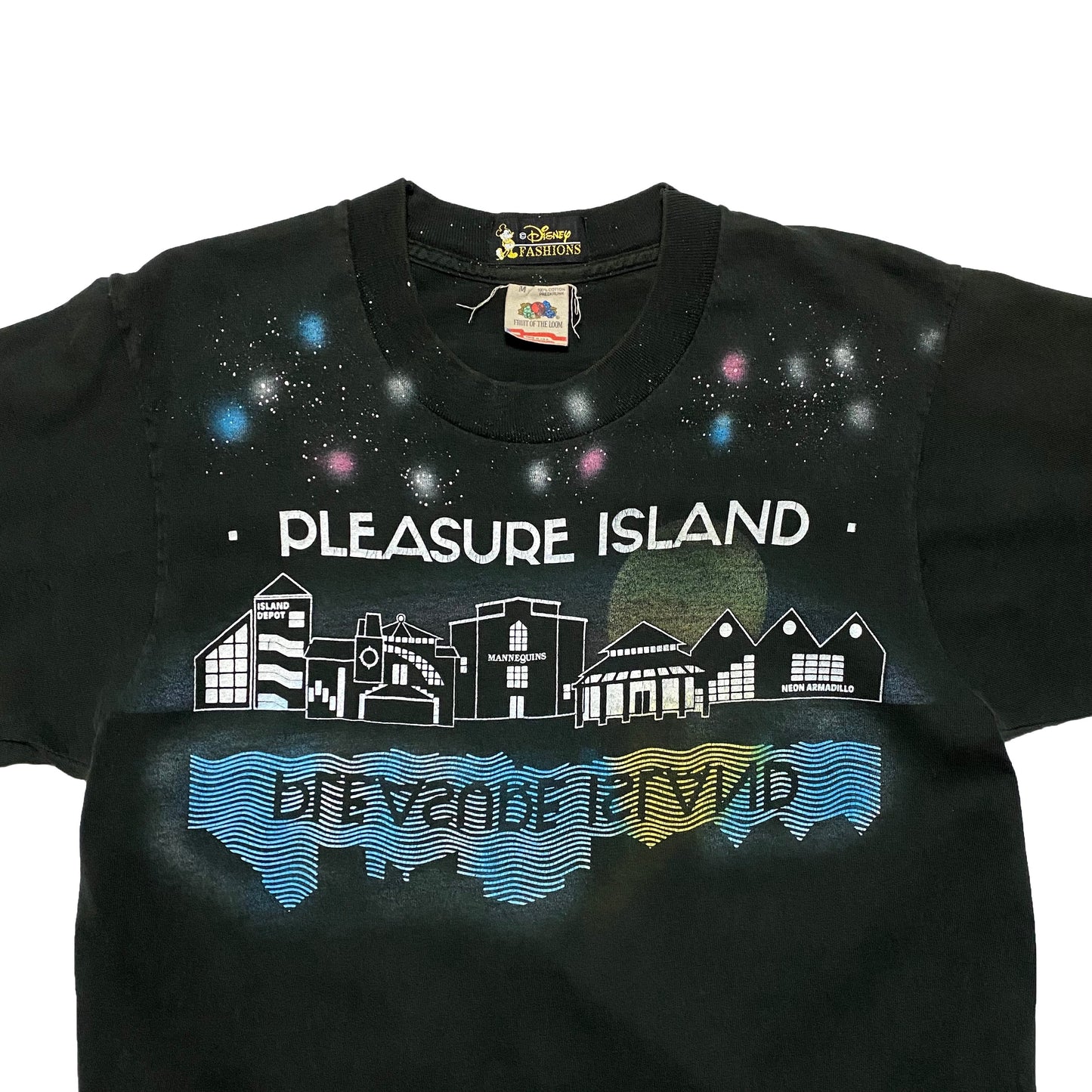 80's WALT DISNEY WORLD "PLEASURE ISLAND" T-SHIRT