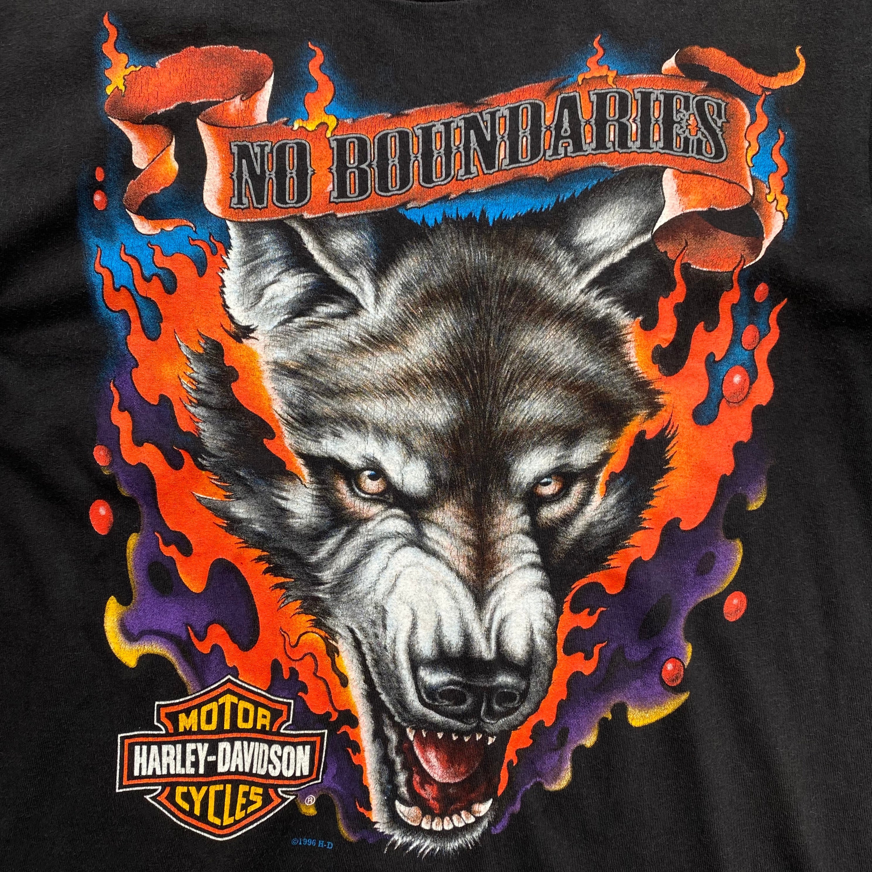 Harley davidson outlet wolf t shirt