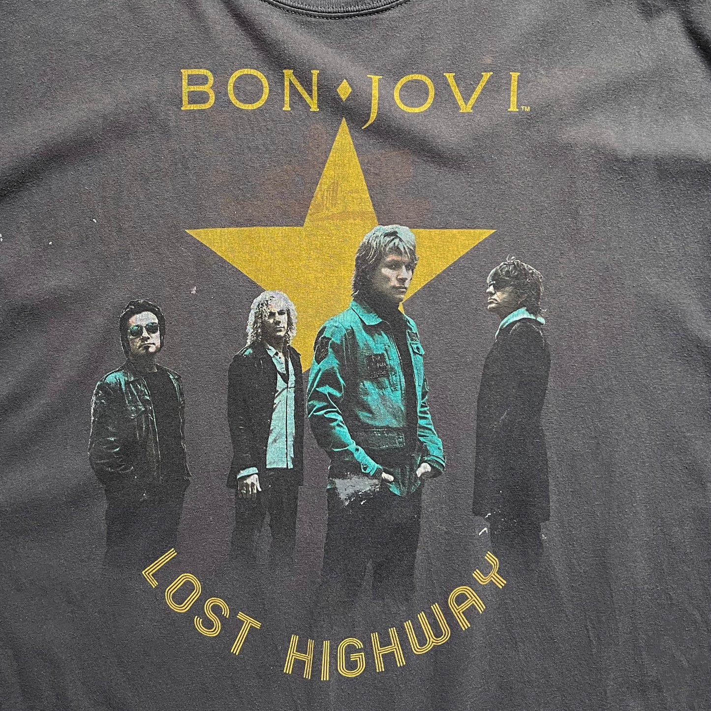 00's BON JOVI "LOST HIGHWAY" TOUR T-SHIRT