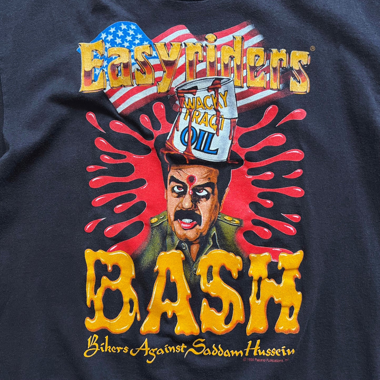 90's Easyriders BASH "Saddam Hussein" T-SHIRT