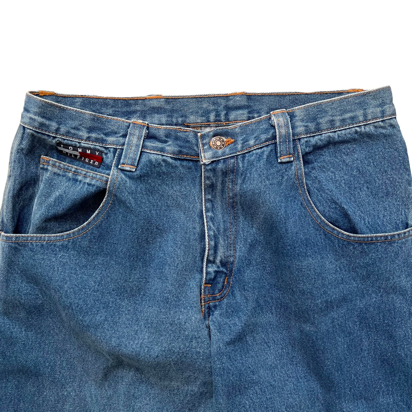 90's BOOTLEG TOMMY HILFIGER WIDE TAPERED JEANS