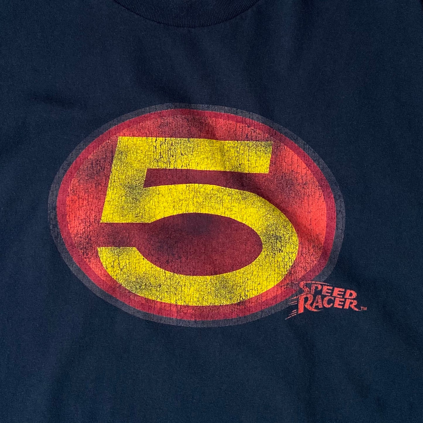 00's SPEED RACER "MACH 5" NUMBERING T-SHIRT