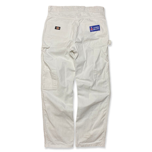 00's DICKIES TWILL PAINTER PANTS "WHITE"
