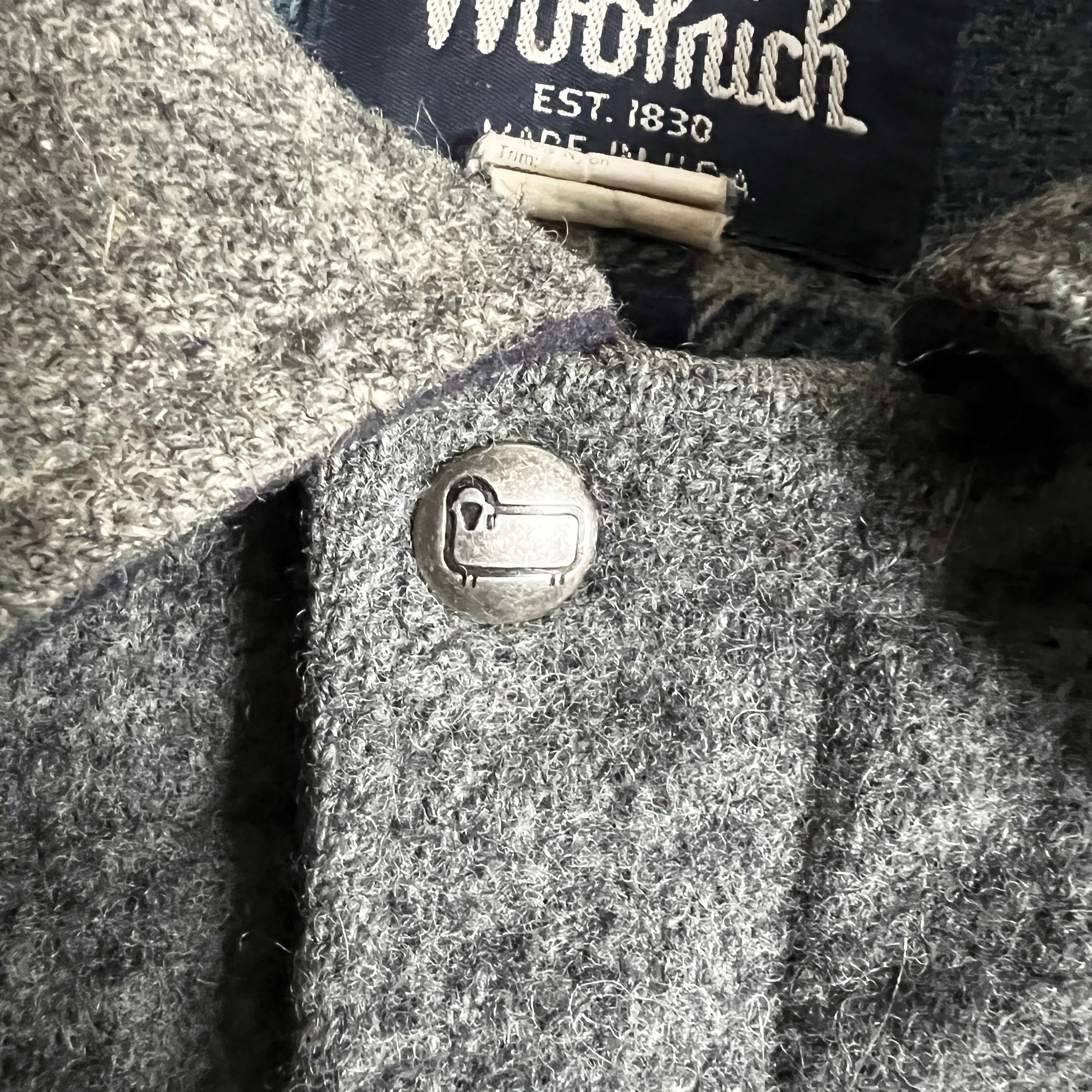 80's Woolrich WOOL】80年代/ウールリッチ/メルトンウールジャケット/M ...