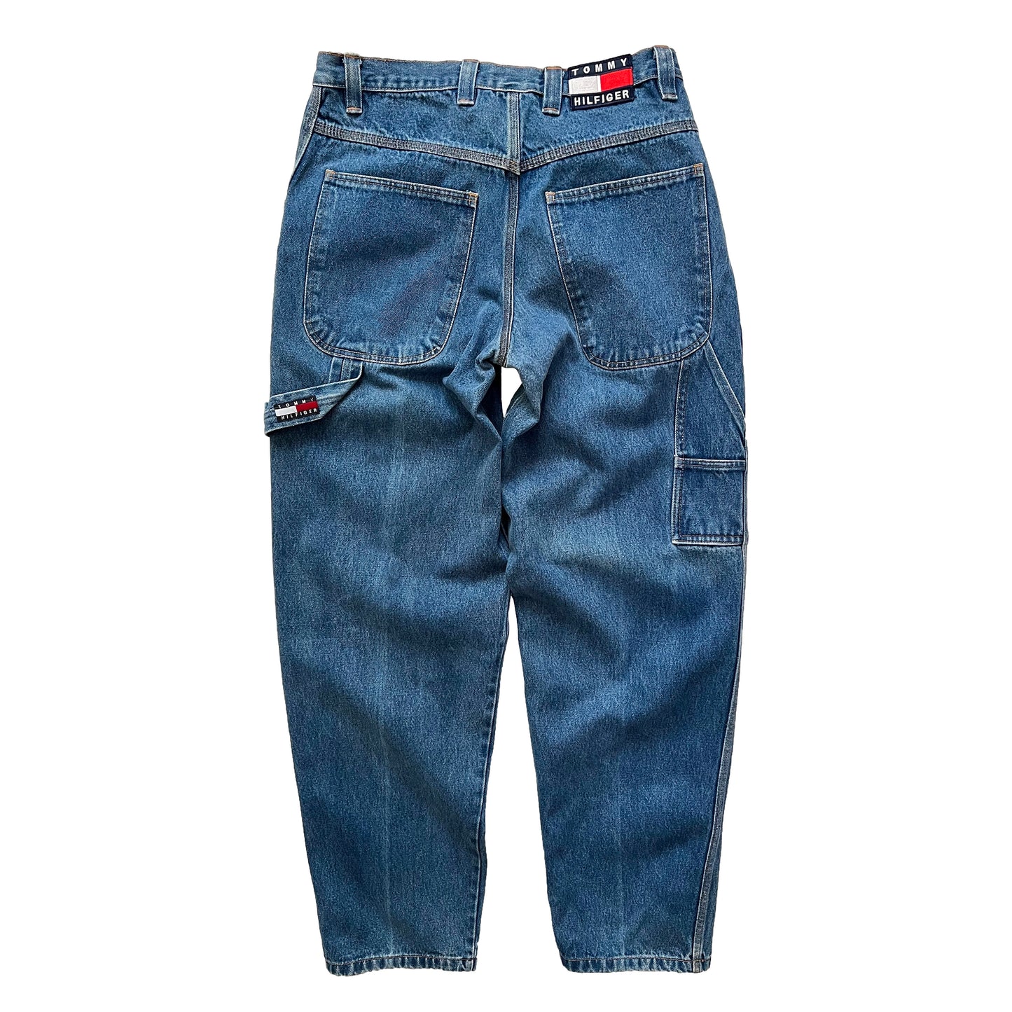 90's BOOTLEG TOMMY HILFIGER WIDE TAPERED JEANS