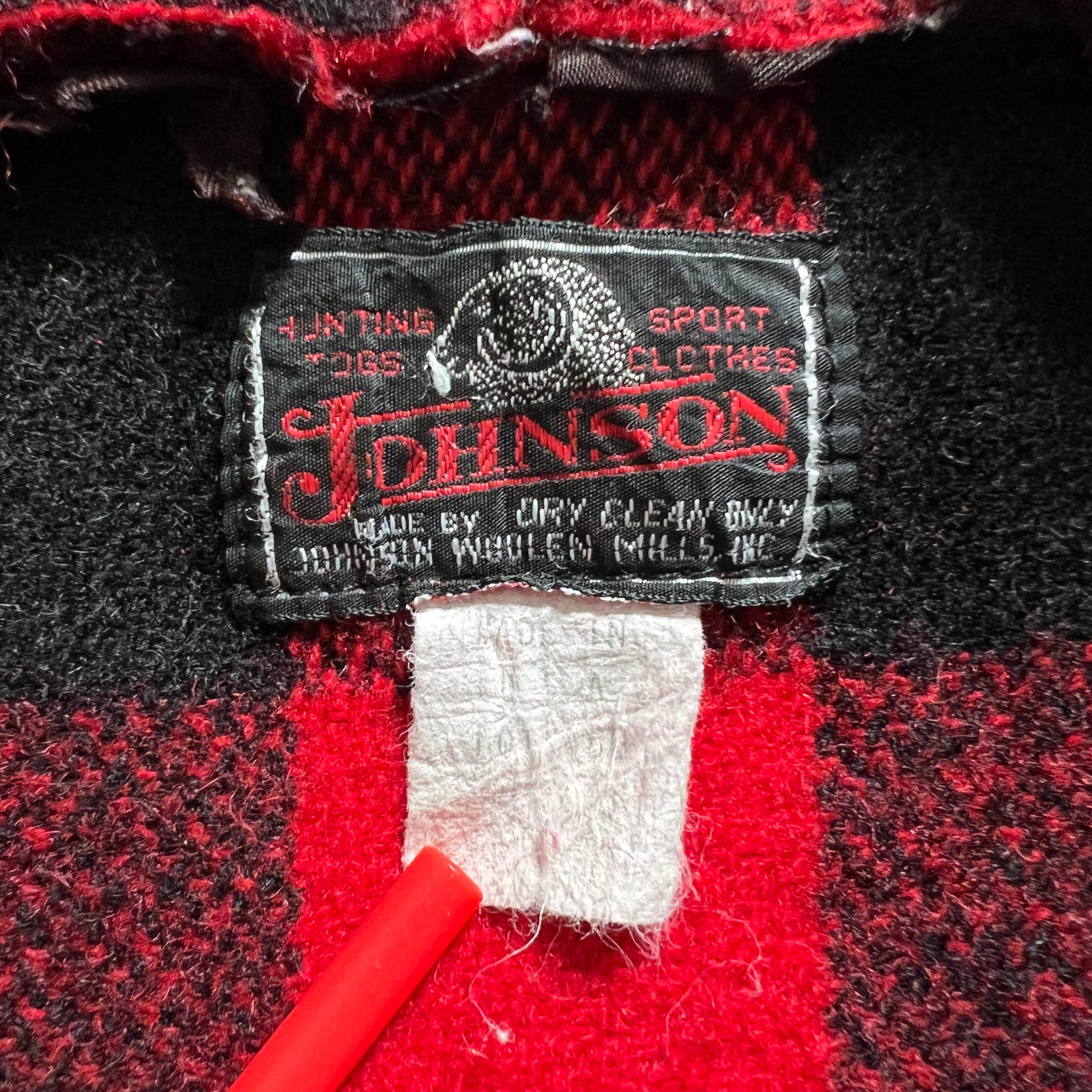 60's JOHNSON WOOLEN MILLS】ジョンソン・ウーレン・ミルズ