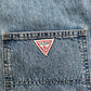 90's GUESS JEANS OVER-ALLS "MADE IN USA"