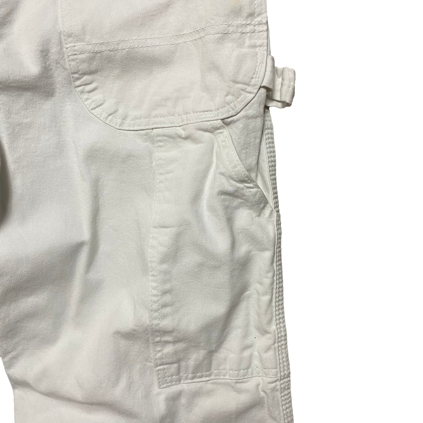 00's DICKIES TWILL PAINTER PANTS "WHITE"