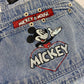 90's "MICKEY MOUSE" EMBROIDERIED OVER ALLS