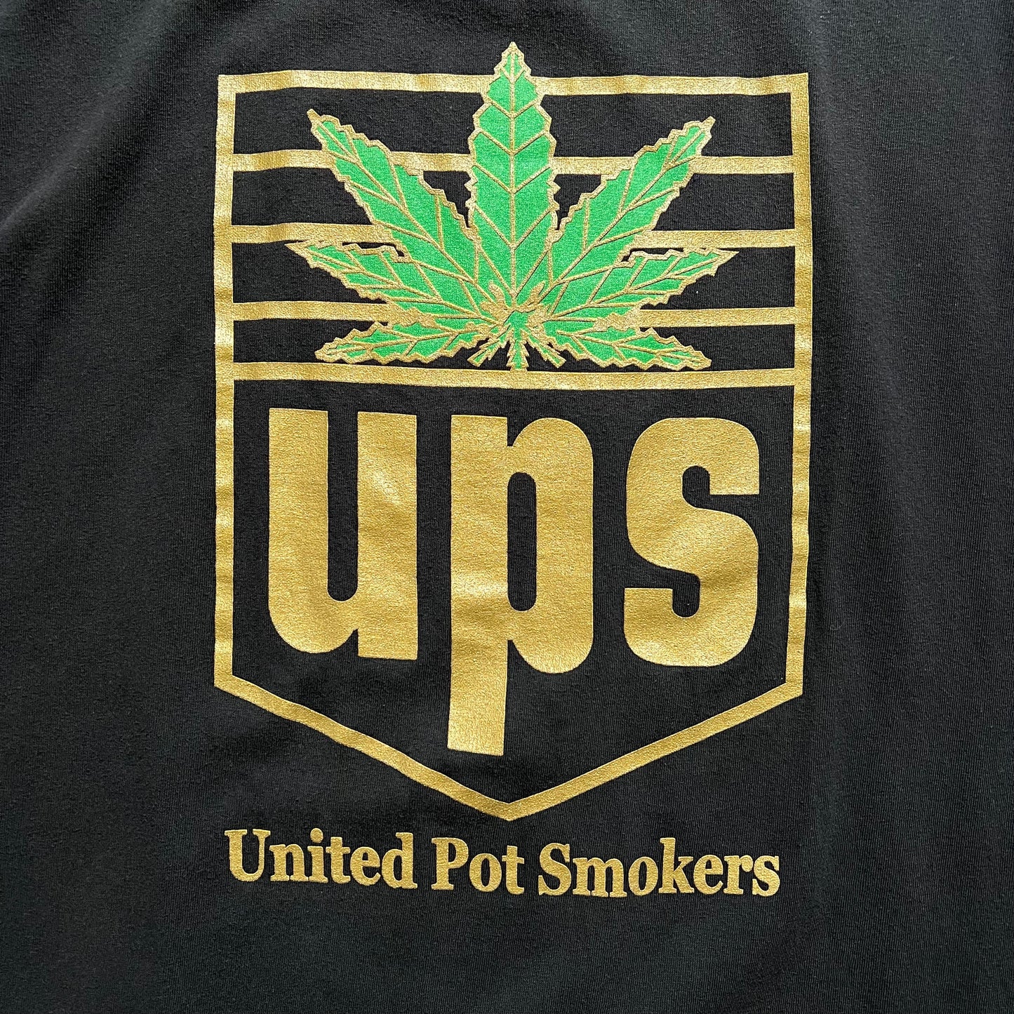 90's "UNITED POT SMOKERS" AD T-SHIRT