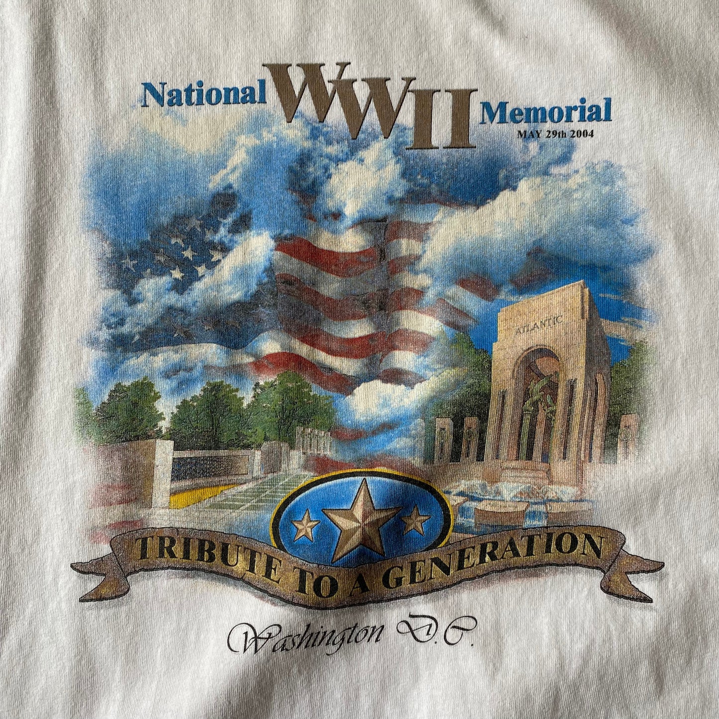 90's NATIONAL WWⅡ MEMORIAL T-SHIRT