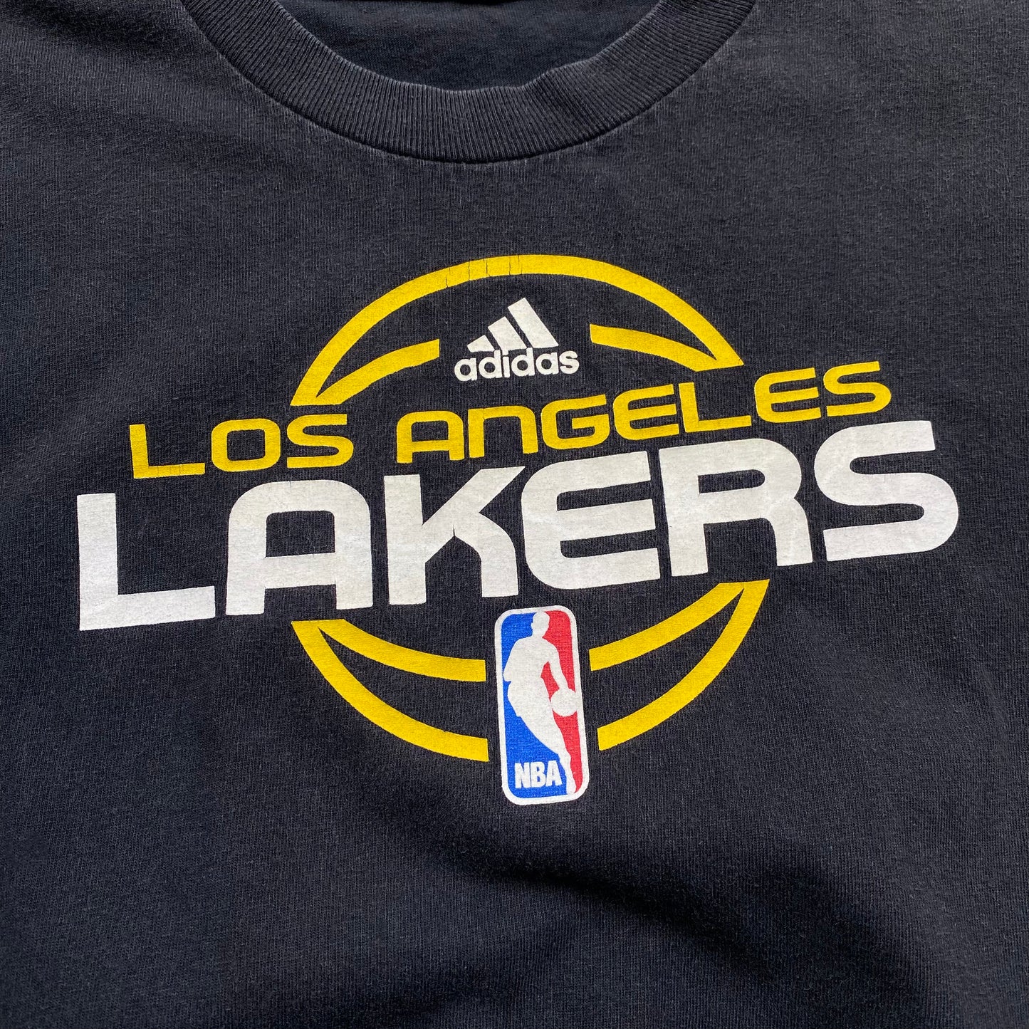 00’s adidas "LOS ANGELES LAKERS" T-SHIRT