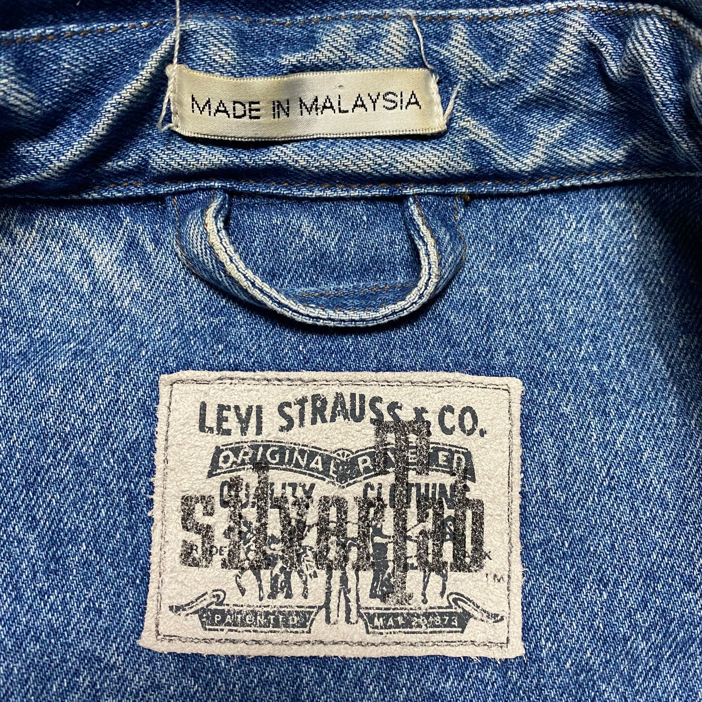 90's Levi's "SILVER TAB" Heavy Weight Denim Western Shirt Jacket