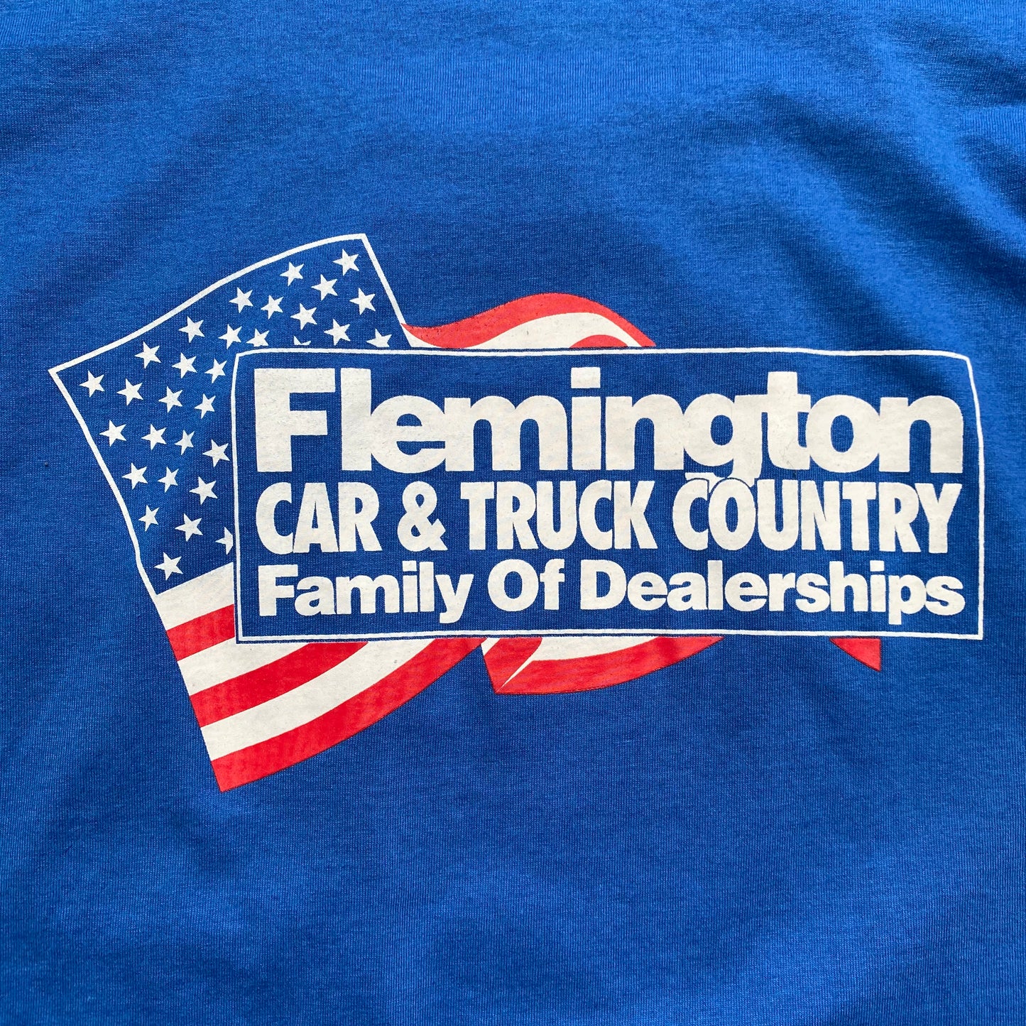 90's "Flemington CAR & TRUCK COUNTRY" POCKET T-SHIRT