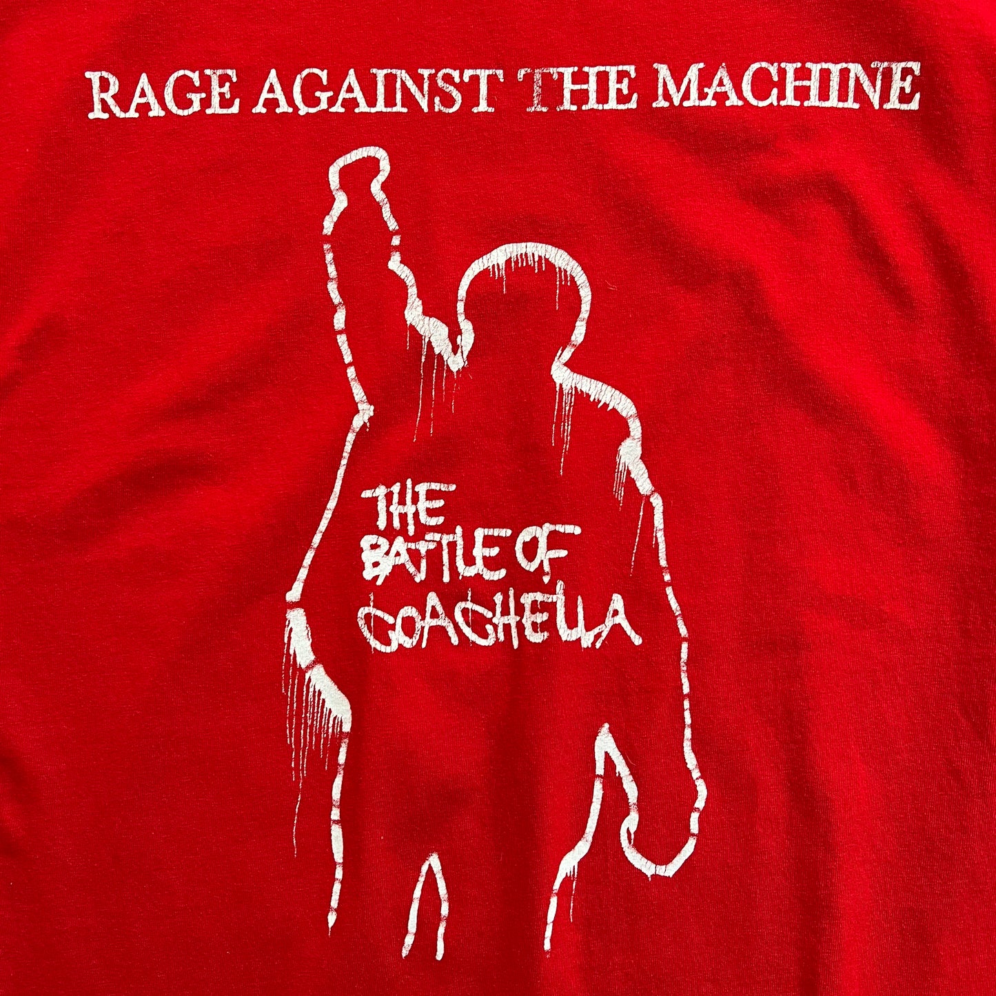 00's RAGE AGAINST THE MACHINE "THE BATTLE OF COACHELLA" TOUR T-SHIRT