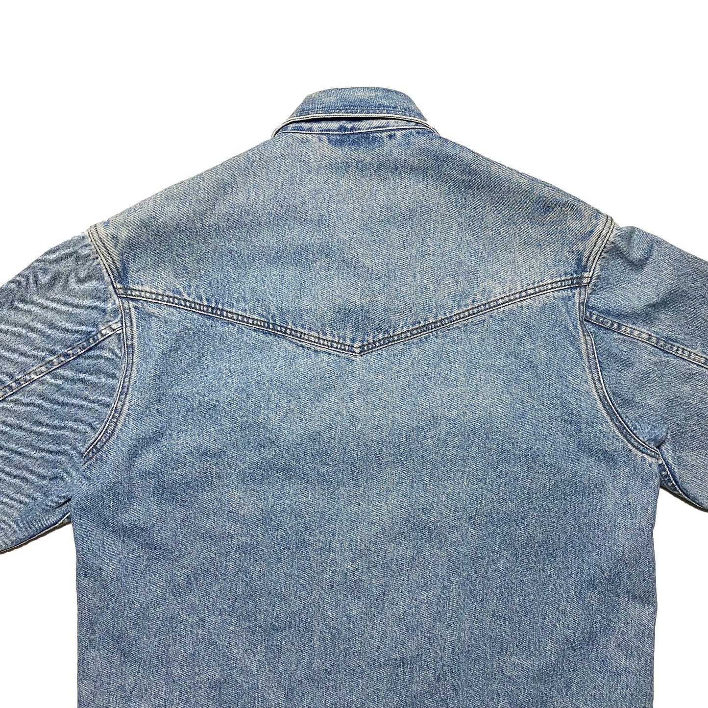 90's Levi's "SILVER TAB" Heavy Weight Denim Western Shirt Jacket