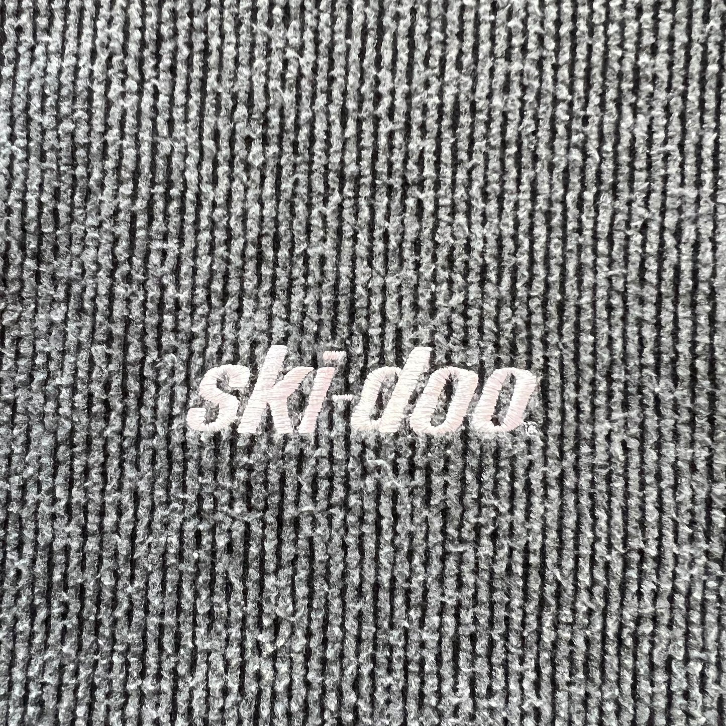 90’s ski-doo "TEAM VINCENT" HALF ZIP CORDUROY SWEATSHIRT