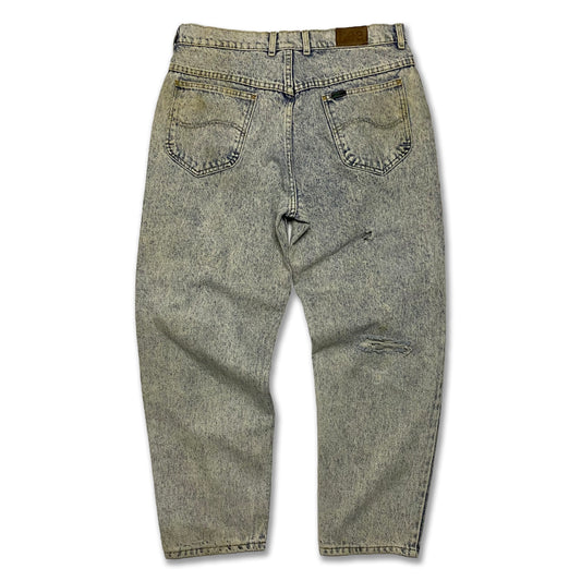 80's LEE ACID WASHED JEANS "MADE IN USA"