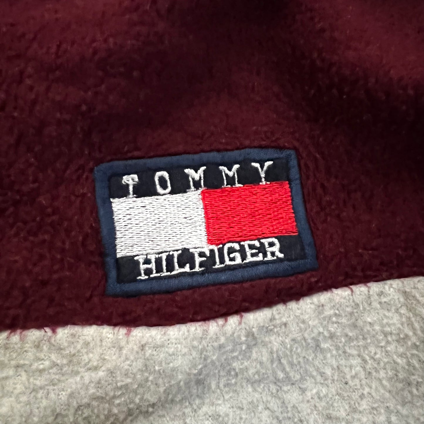 90's BOOTLEG TOMMY HILFIGER HALF ZIP FLEECE