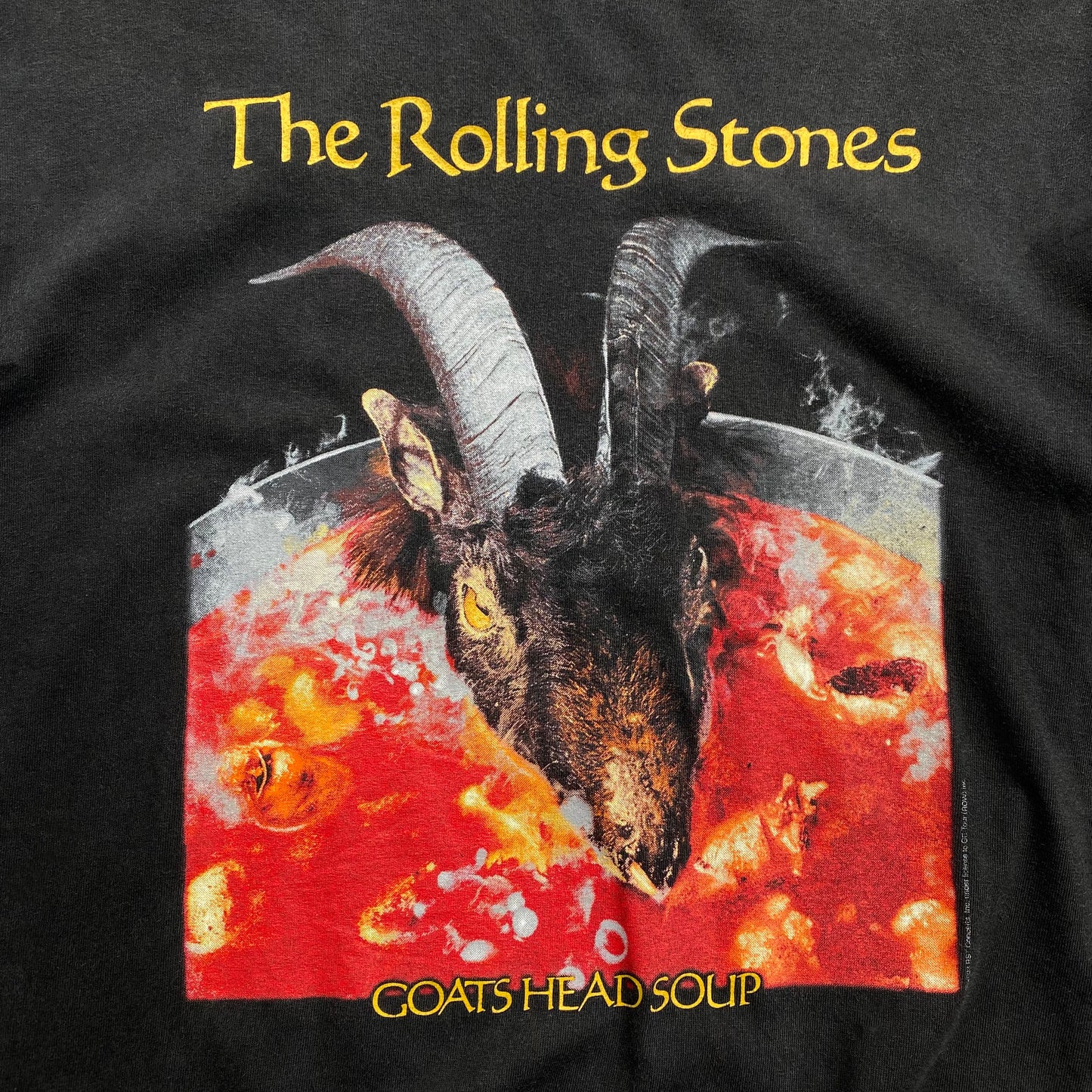 00's THE ROLLING STONES "GOATS HEAD SOUP" T-SHIRT
