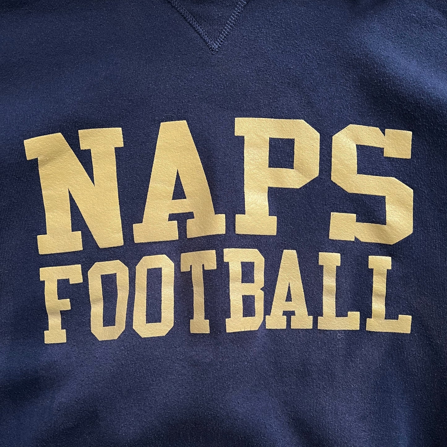 00’s RUSSELL ATHLETIC "NAPS FOOTBALL" OVERSIZED HOODIE