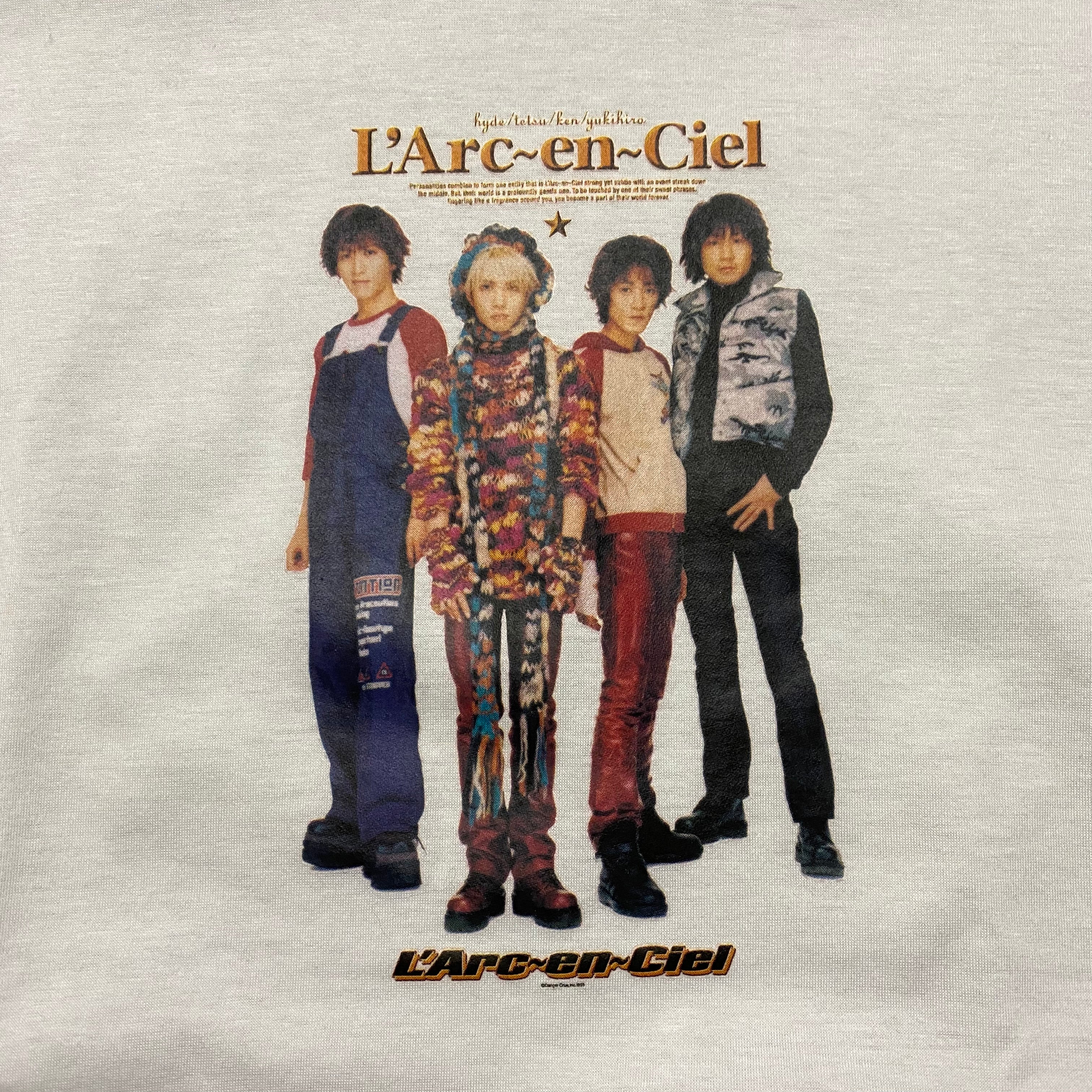 デッドストック　90s L'Arc〜en〜Ciel ヴィンテージ　tシャツ着丈約66cm