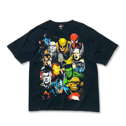 00's "MARVEL" HEROES T-SHIRT