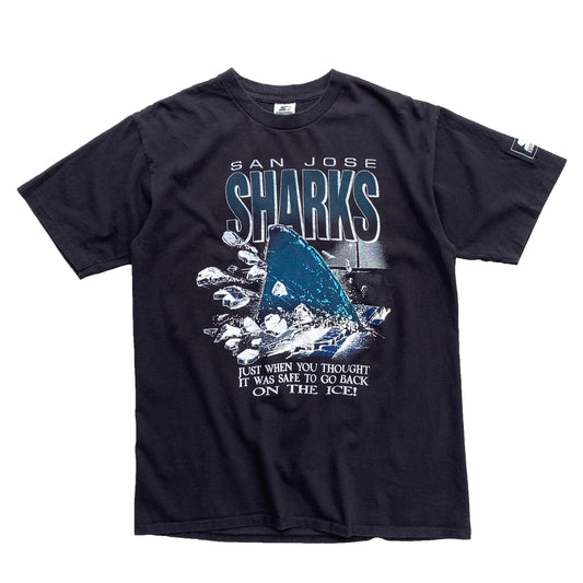 90's STARTER "SAN JOSE SHARKS" NHL T-SHIRT