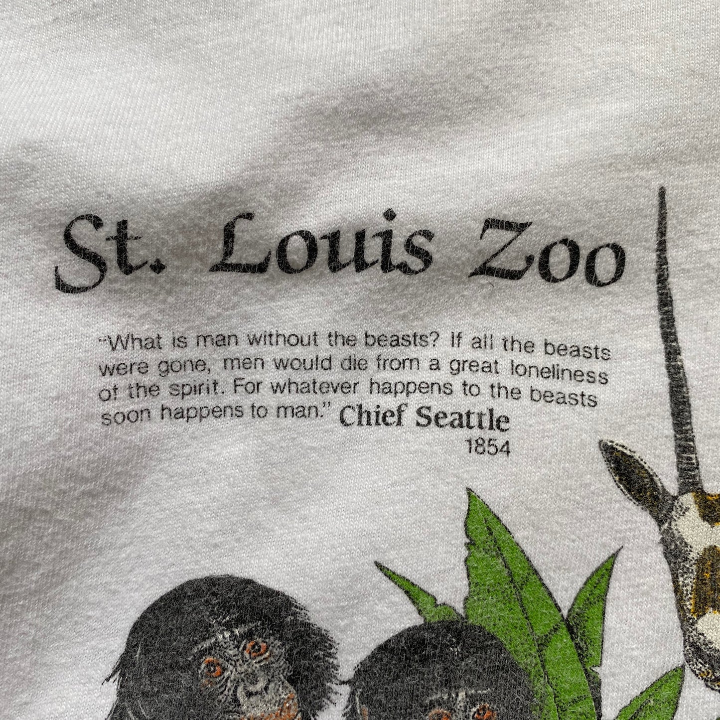 80's St. Louis Zoo T-SHIRT