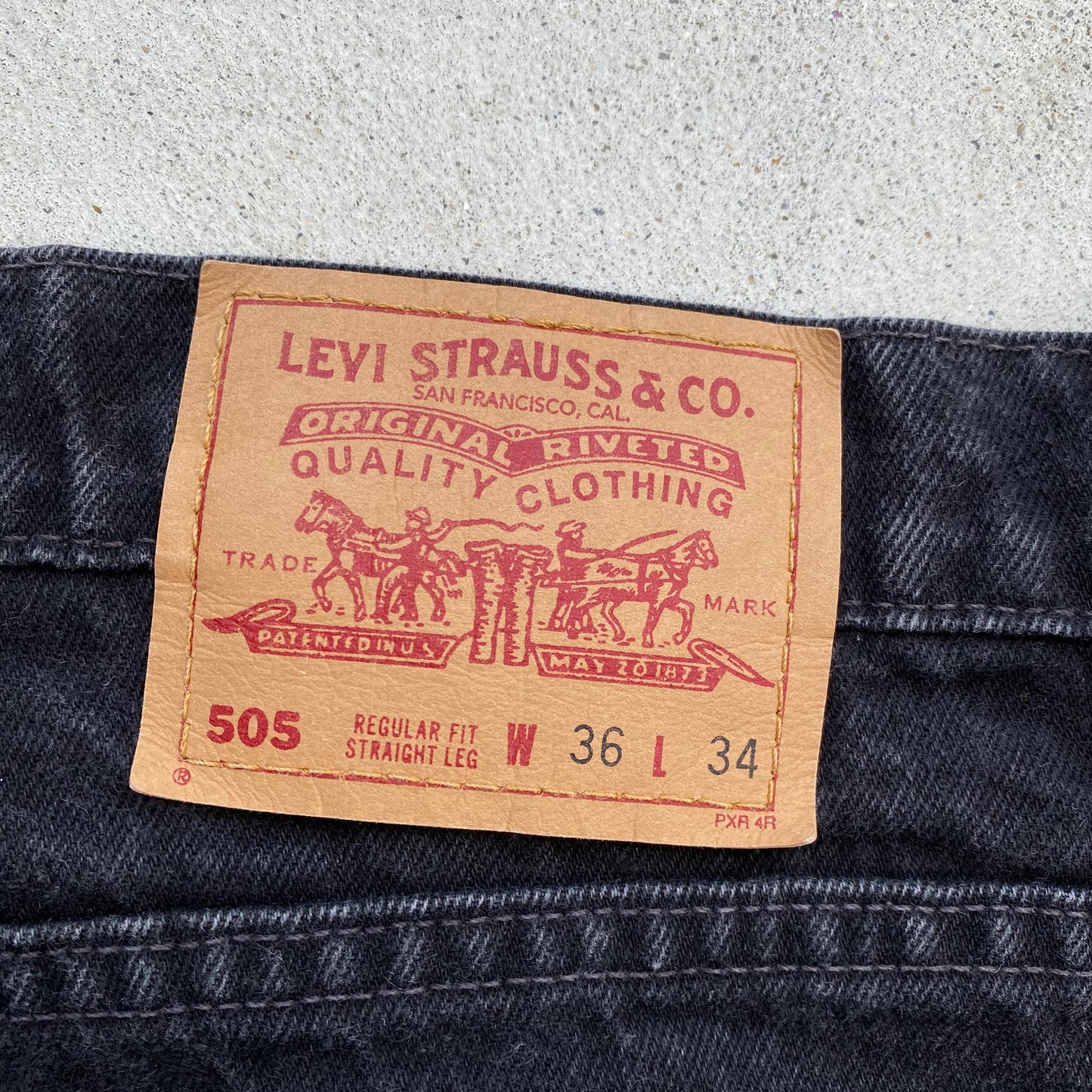 90’s Levi's 505 "BLACK" MADE IN USA JEANS